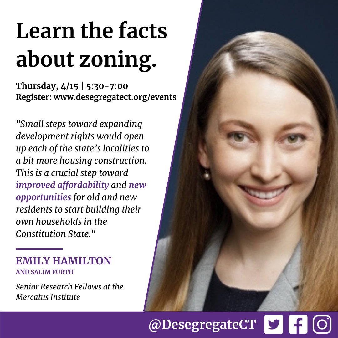 prohomesct's tweet photo. It's time for some myth busting! Join @ebwhamilton of @mercatus tonight from 5:30 to 7 PM for information about what #SB1024 will do for Connecticut: https://t.co/p0kxmaYJQ9 https://t.co/3xGASC6QWI