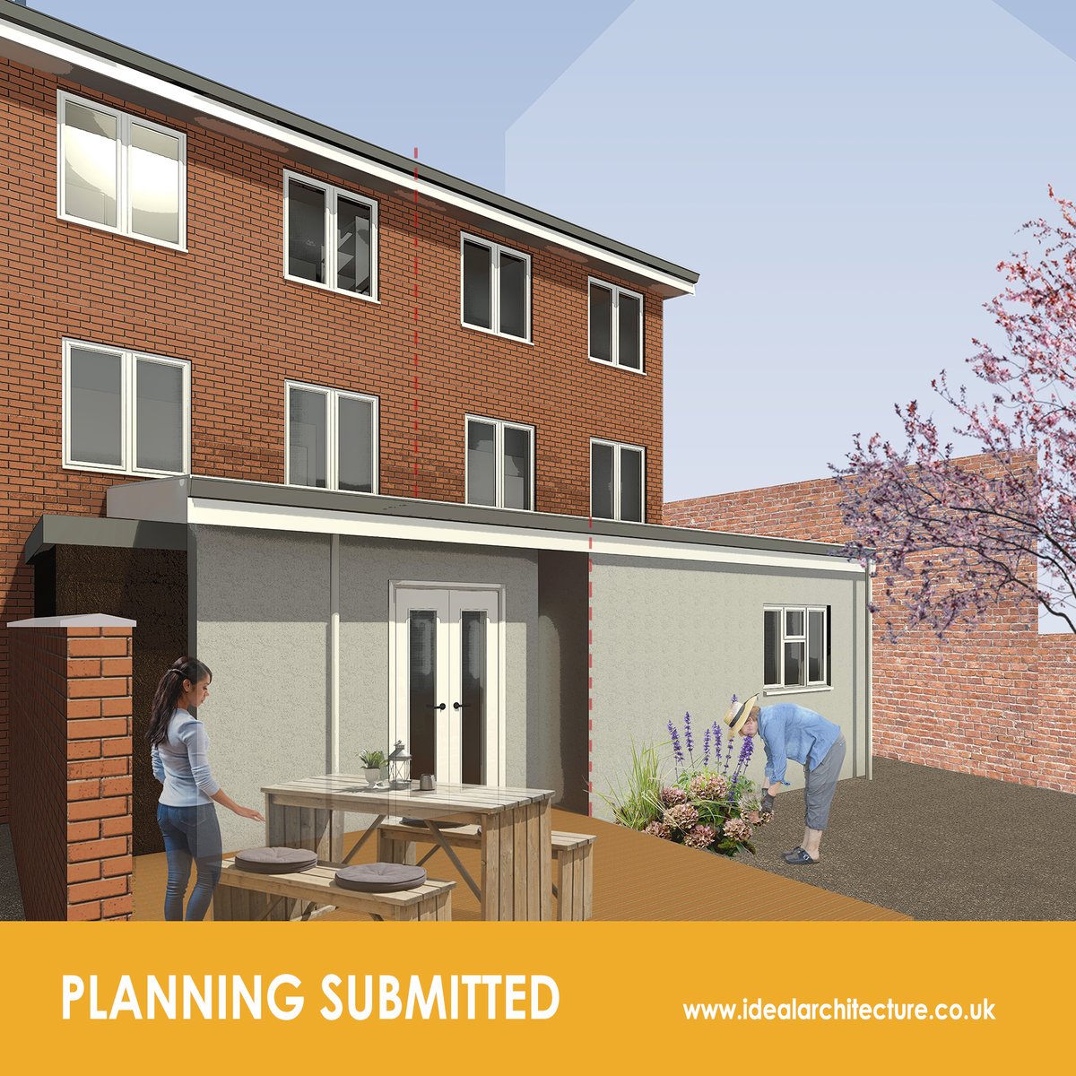 idealarchitect's tweet photo. When 2 become 1! Our latest project submitted for planning approval. Our client wanted to join his and his parents house into one large home to allow for one multi generational household. 

#architecture #design #SmallBusiness #charteredarchitect #architect #improvedontmove https://t.co/53bsMOt4hk