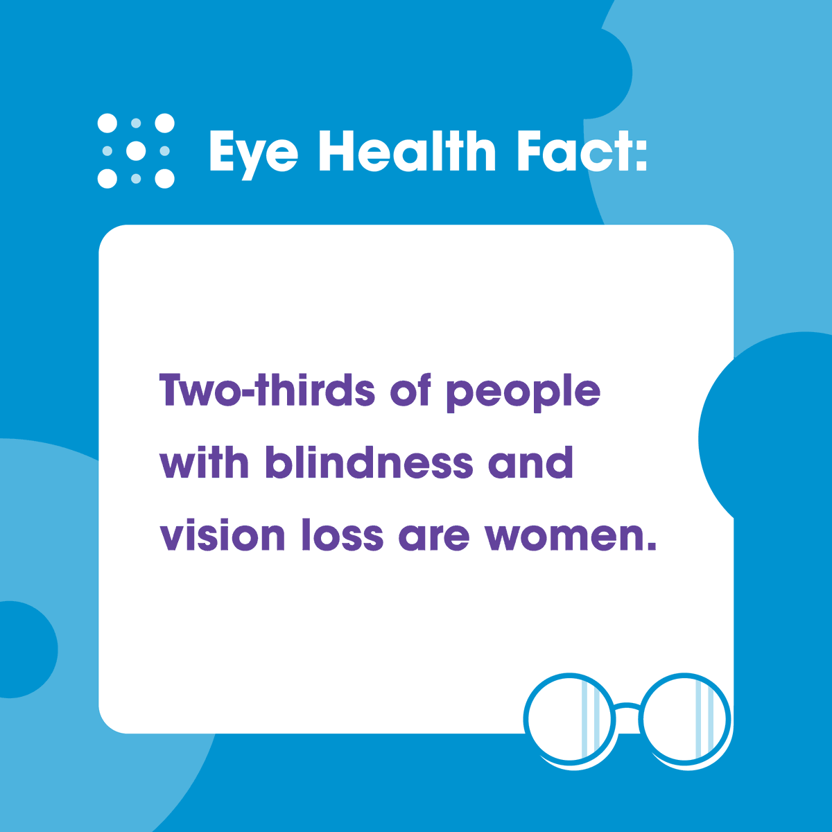 Did you know that women have a higher risk for vision problems? During Women's Eye Health and Safety Month, get focused on your eye health to help prevent vision loss in the future: bitly.com/31gHA4j #WomensHealth