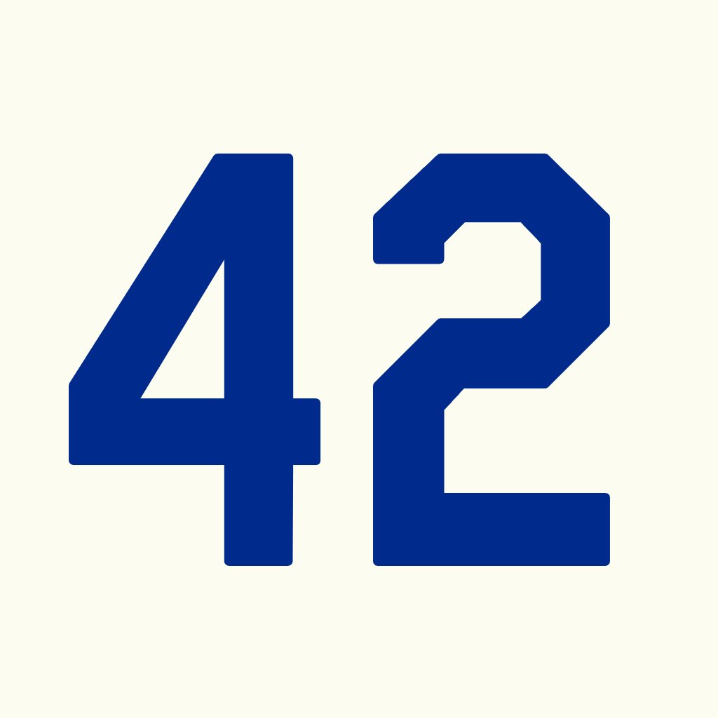 MLB Jersey Numbers บน X: On this day in 1947, Jackie Robinson