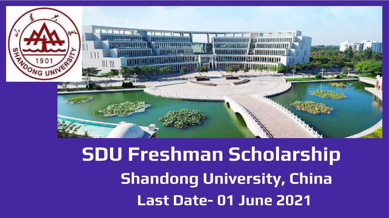 SDU Freshman Scholarship 2021 by Shandong University, China