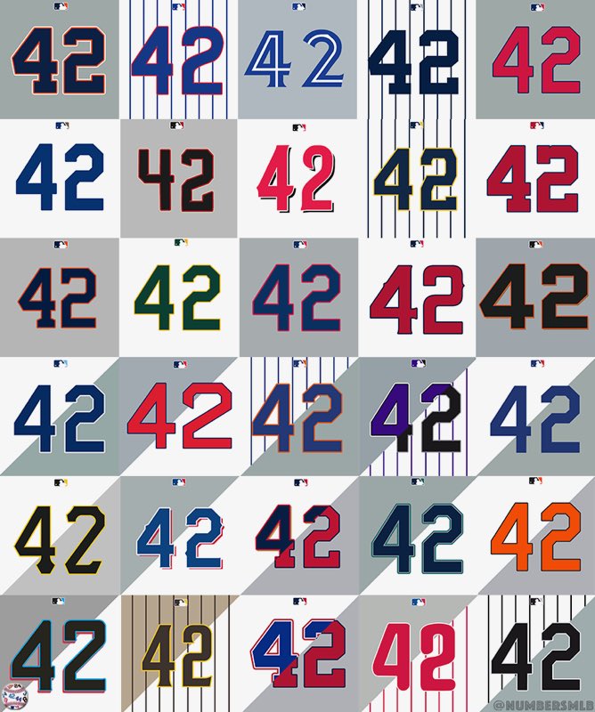 mlb 42 jersey
