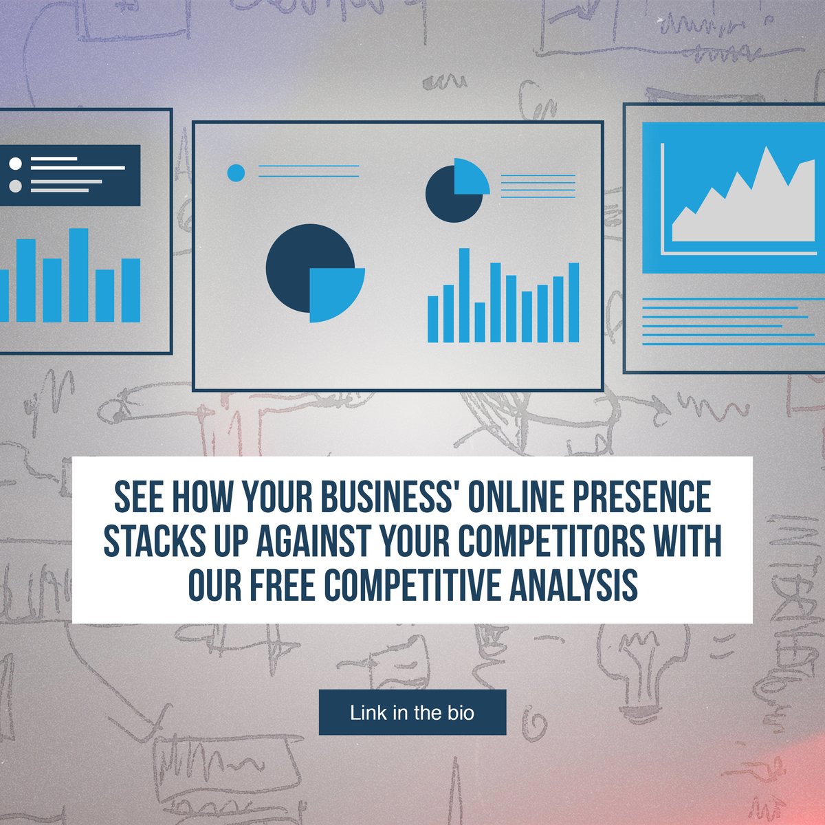 SignaMarketing's tweet photo. Many businesses conduct a competitor analysis at the beginning of a digital marketing effort and rarely revisit.

After an initial digital marketing competitive analysis, several factors change!

Schedule a Free Preliminary Competitive Analysis with us now https://t.co/YMUYhOK0au https://t.co/Uf2Bh4yYk6
