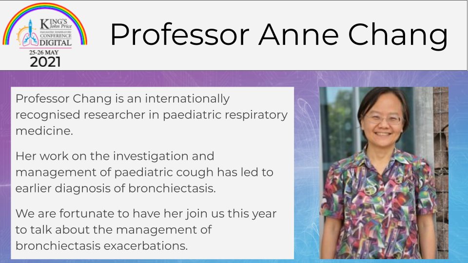 LondonPaedResp's tweet image. The first in our series of twitter presenter biographies!

You can still sign up for this year's digital conference, held on 25-26 May 2021, at paediatricrespiratory.com