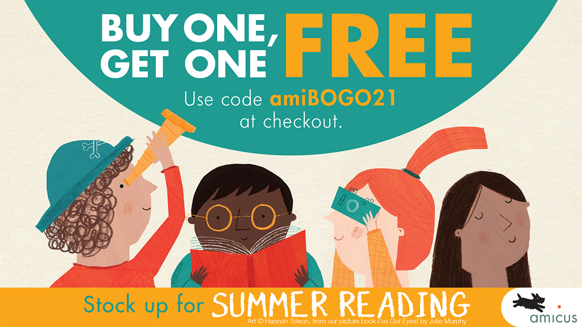 amicuspub's tweet image. Reading experts agree that letting kids pick their own books increases their chances of reading success. Find topics kids can’t resist in our durable #librarybound collections. #amiBOGO21 #summerreading #TailsandTales