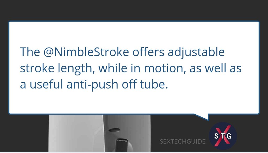 SEXTECHGUIDE's tweet image. NimbleStroker, the $900+ customizable auto stroker, is adding connectivity: sextechguide.com/news/nimblestr…

#AutomaticStrokingDevice #ReservationHolders— #StartedMaking #UpdatedDesign #LongList #Sextech #Fleshlight #Nimblestroker #SmartSexToys #Gadgets&amp;amp;Toys