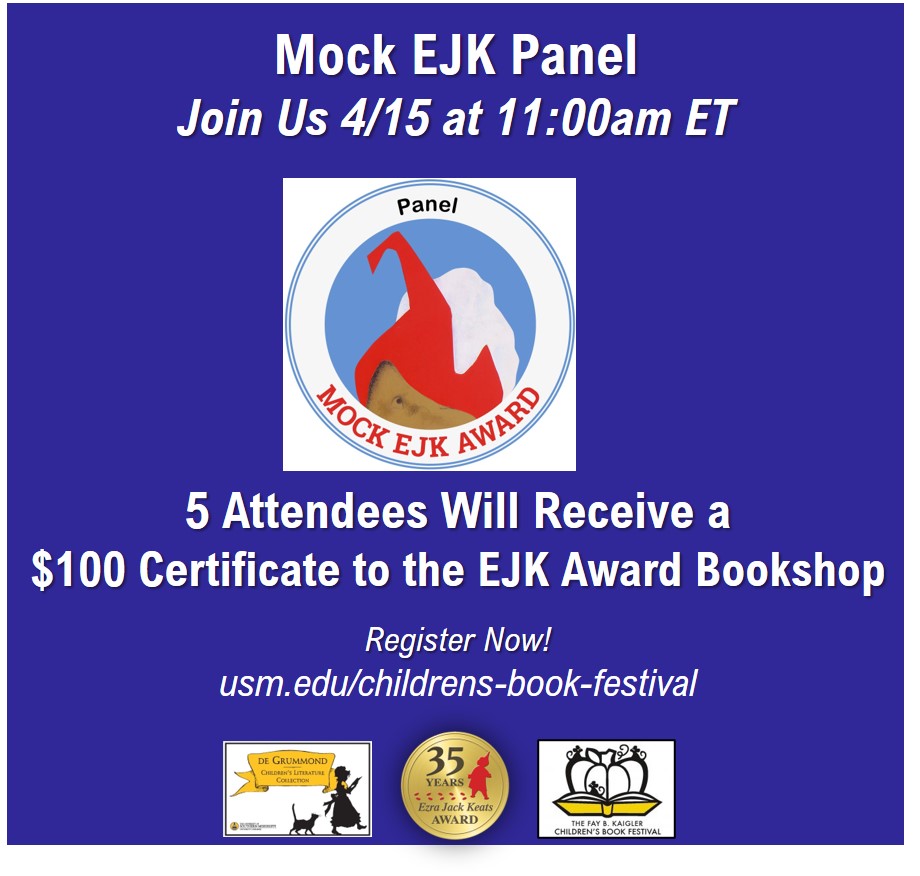 Curious about the Mock EJK program? Join us in 15 minutes! 5 attendees will receive a $100 certificate to the EJK Award @Bookshop_Org! ow.ly/zipk50EoBR4 @USMFoundation @SouthernMissCBF