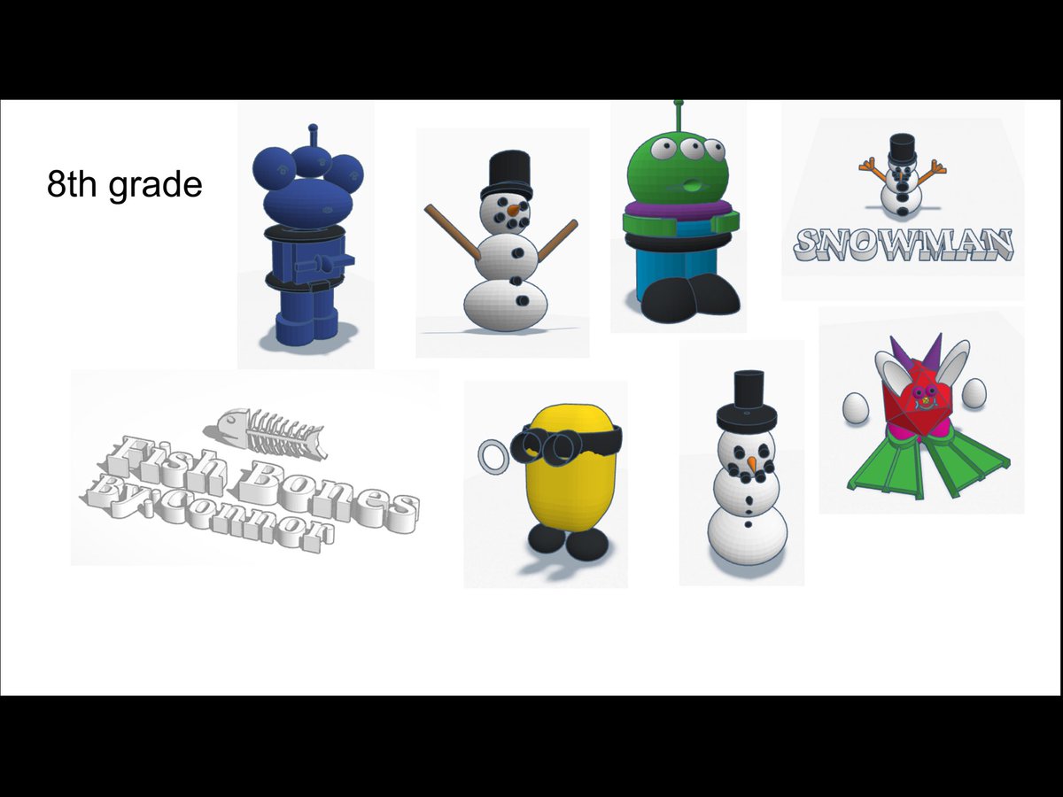 markeatoninky's tweet photo. 8th graders learning tinkercad by doing tinkercad! https://t.co/VVdruog7qW