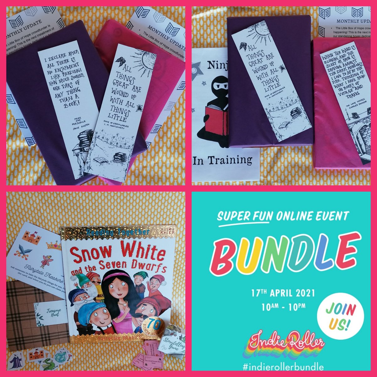 NinjaBookBox's tweet photo. Coming on Saturday... #IndieRollerBundle https://t.co/aRJmmVqieW