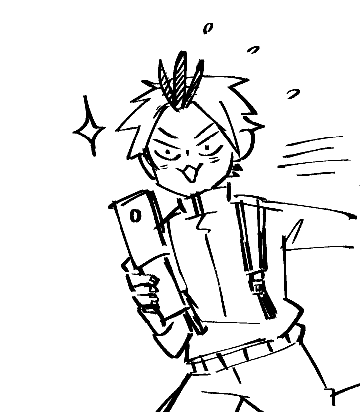 I have a big soft spot for Koganegawa✨ I would exchange emails with you in a heartbeat!