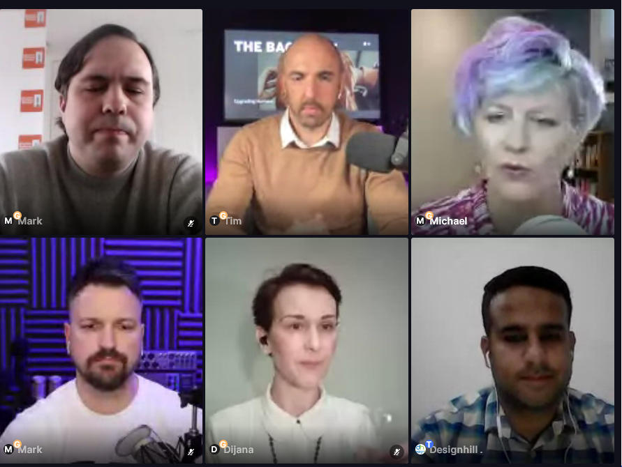 Loving and #learning!  <a href="/Designhilldh/">Designhill</a> podcast with <a href="/dijanallugolli/">Dijana Llugolli</a>, <a href="/MrAsquith/">Mark Asquith, That British Podcast Guy</a>, <a href="/markhayward169/">Mark Hayward</a>, <a href="/MichaelSSpeaks/">Michael Sherlock</a>, <a href="/TimKrotiris/">Tim Krotiris</a> - podcast strategies for beginners like me!!