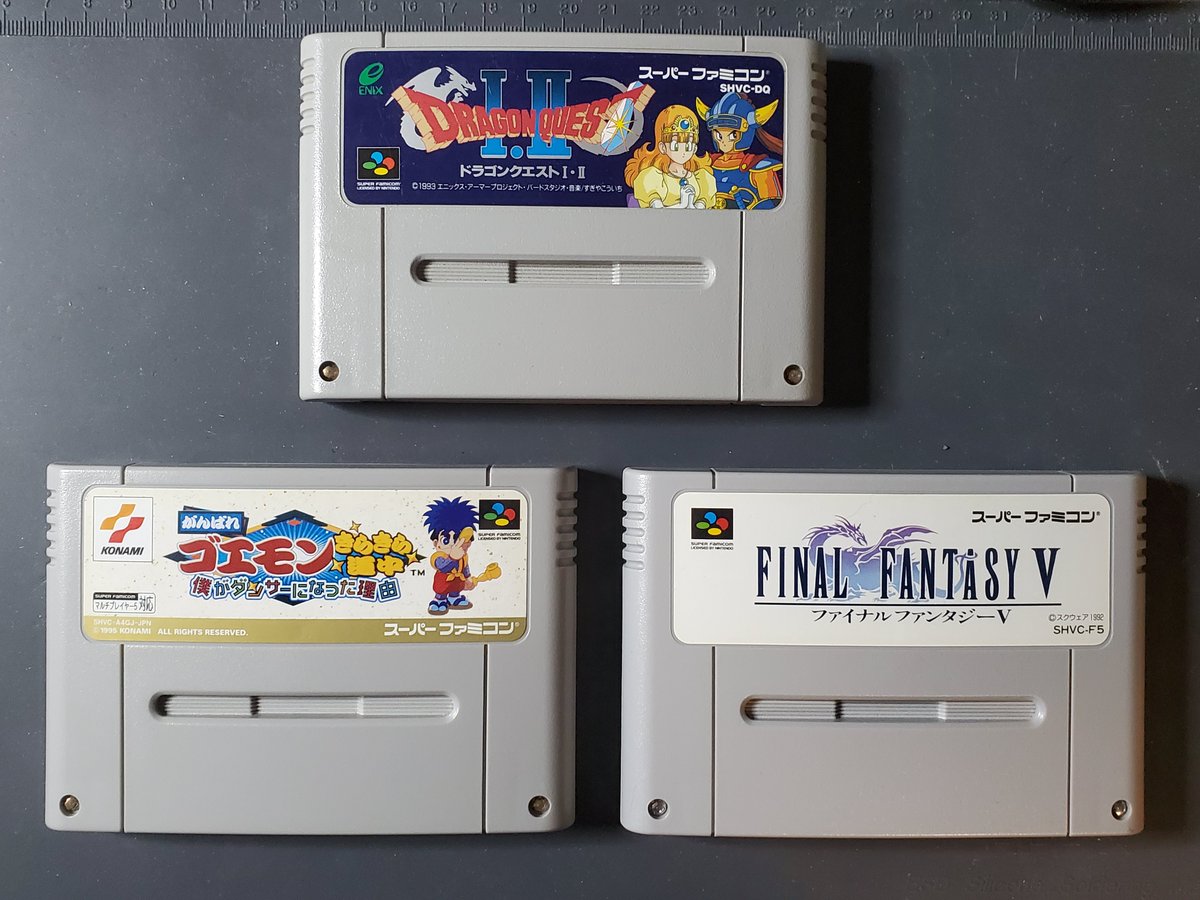 TheSkydivinGirl's tweet photo. Finished a few cartridge translations using @Voultar's #8Megabitz and #SuperStacker modules. Now I need to figure out how to replace two 32-Pin 8Mb modules with two 36-Pin Super Stacker modules to increase the ROM space and translate my Secret of Mana cart. https://t.co/3Xhz6llQlH
