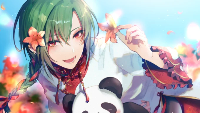 緑仙さんお誕生日おめでとうございます!一緒にいてくれてありがとう!いつも幸せをくれてありがとう～!今年も素敵な一年でありますように!
#緑仙はやく見ろ 