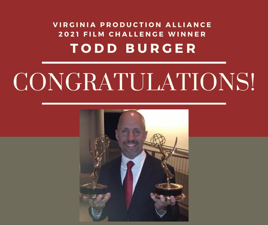 Cameraman Todd Burger was awarded Best in Show this week for the Virginia Production Alliance 'Phone It In' Film Challenge! Todd's experimental short film was his take on the theme "a day in the life." 

Congratulations Todd, great work!

#vpa #VFO #shortfilms #challenge #winner