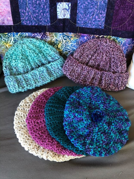 We have many warm and soft ChemoHats - call us today if you’re in need of one at 707-825-8345!

Thank you to Sarah Reback for knitting these beautiful ChemoHats and helping cancer patients in our community!❤️