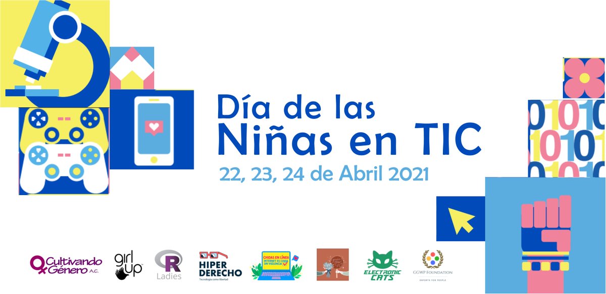 CultivandoAc's tweet photo. #NiñasEnTIC, creer, construir, soñar, inventar 👧🏽🕹️🔬💻💡🧬💜
¡Te invitamos a sumarte a la conmemoración del Día Internacional de las Niñas en la TIC! 
@girluplatam @RLadiesAgs  @hiperderecho  #ChidasEnLínea @Graciasperono1 @electronicats #GGWPFoundation https://t.co/IutgUgEPZJ