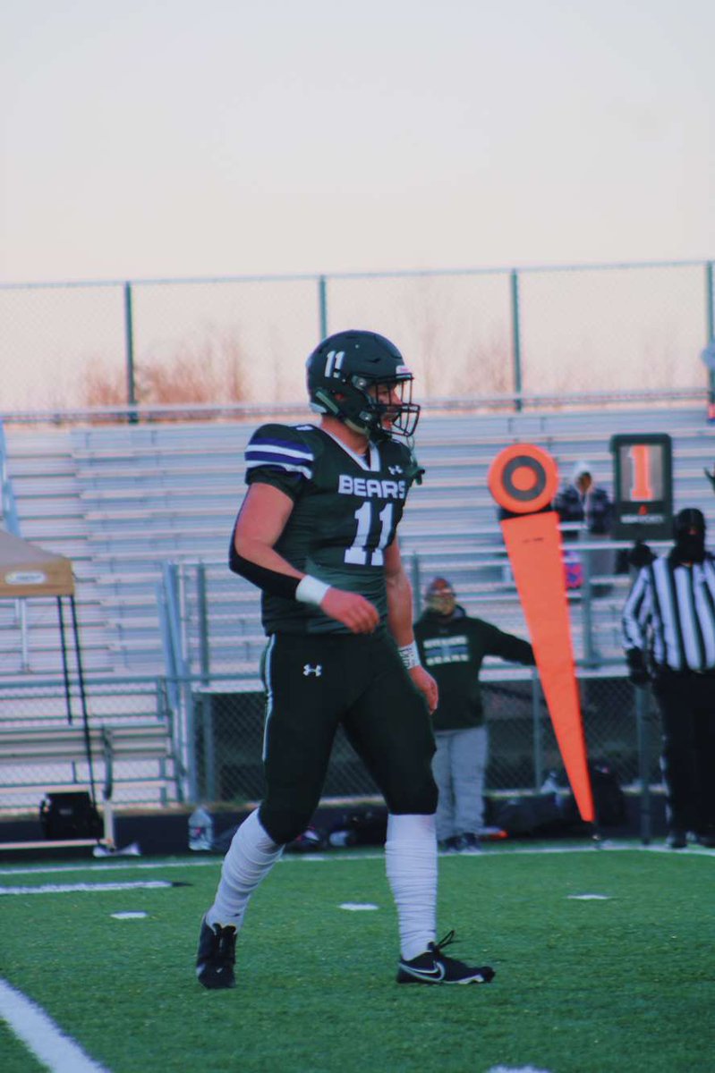 theaidenfisher's tweet photo. Blessed to receive First Team All-District Linebacker and Second Team Quarterback 🐻#BearDown https://t.co/1lE237CAOy