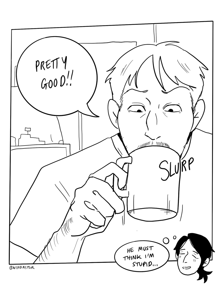 catching up over coffee with pieck 