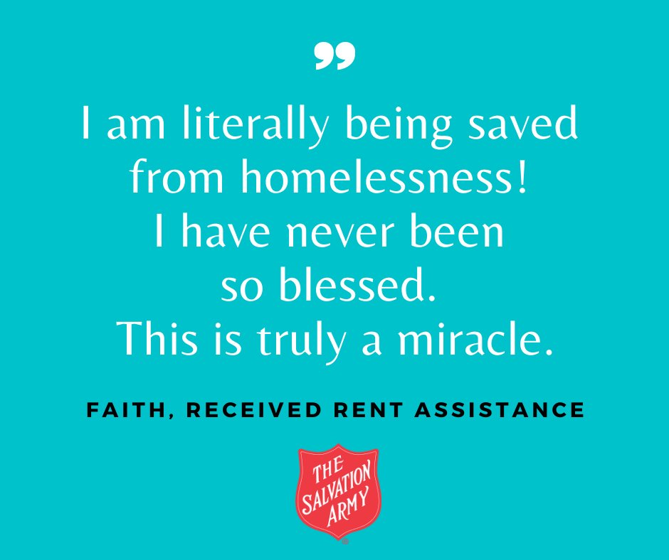 Faith temporarily lost her job due to the pandemic. After a few months she was able to go back to work, but her hours were significantly cut. She applied for Emergency Financial Assistance for rent and The Salvation Army was able to help her stay in her home. #DoingtheMostGood