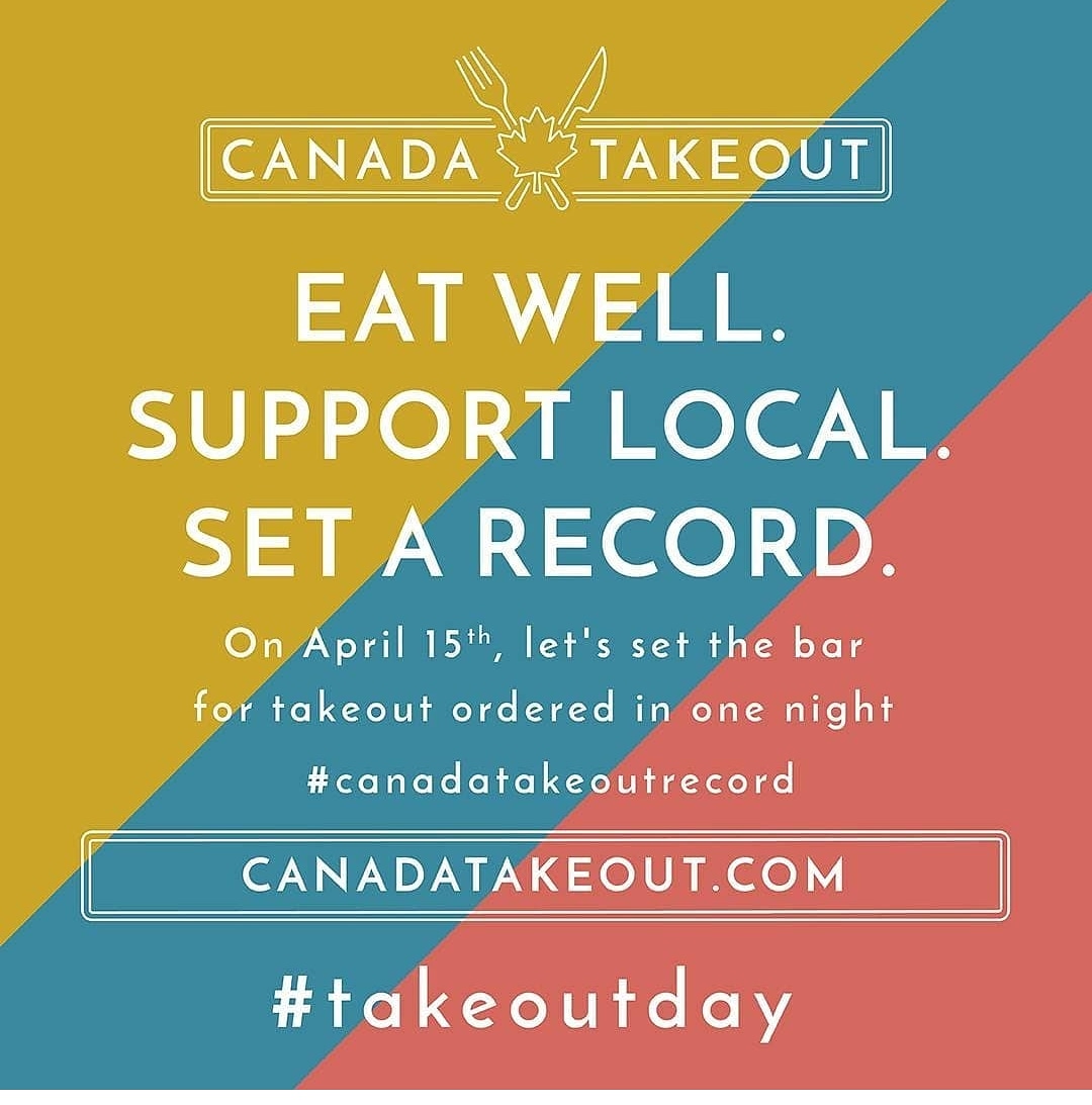 Alright, gang. Let's set a record. Order takeout today and upload your receipt to the Takeout Tracker at canadatakeout.com Support local, eat well, set a record. Let's do this! To learn more, check out @canadatakeout #takeoutday #canadatakeout #takeout #supportlocal