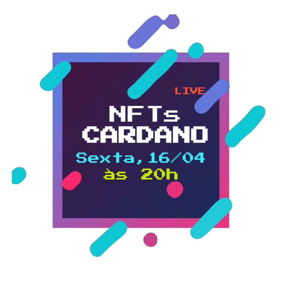 CardanoBR's tweet photo. LIVE: "NFTs na Cardano" 🎨✨

Quando?
16/04, às 20H

Onde?
No Instagram:
https://t.co/FTouK41r82

@adabr_pool #cardano #intellectualproperty #nft #cryptoart #digitalasset #nfts #nonfungibletokens #nftsystem #nftypebeat #nftime #nfthread https://t.co/v6dTNxmSJD