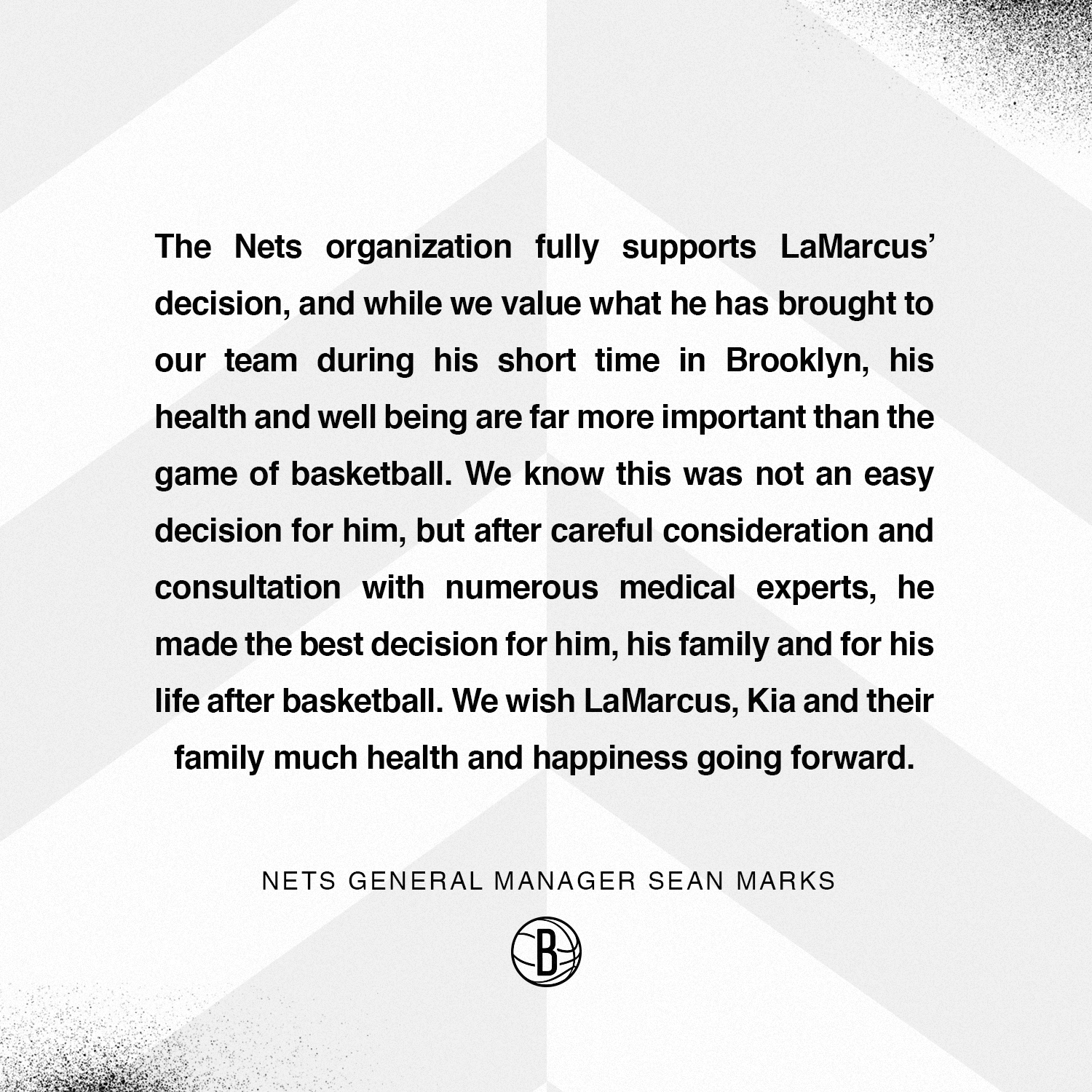 [情報] 籃網總經理祝福AGG