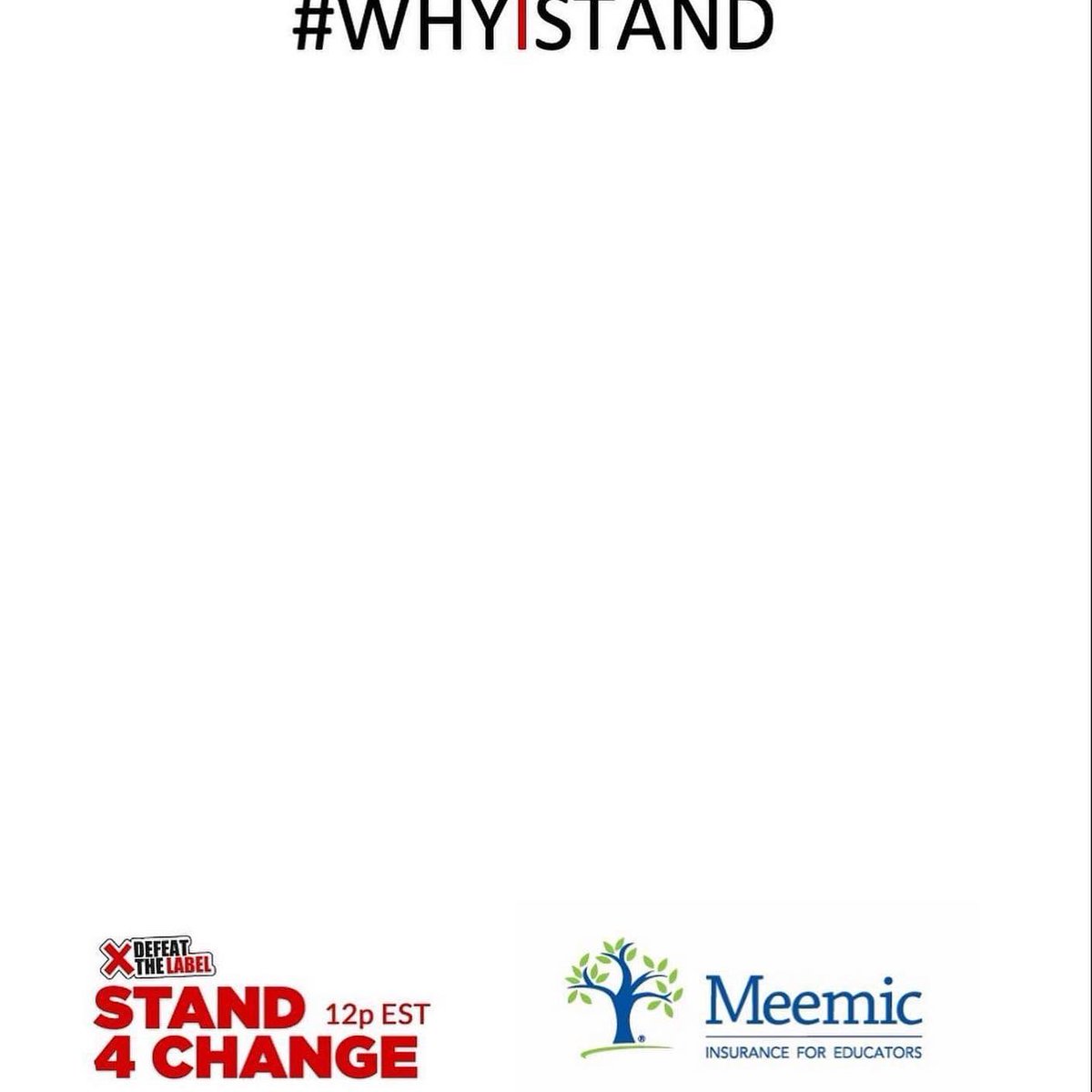 DefeatTheLabel's tweet image. We get to hear from students all the time about why it’s important to #Stand4Change. They tell us about their classmates, their families, themselves,making a community more welcoming.   Now it’s your turn. Tell us your #WhyIStand. Tag @DefeatTheLabel  so we can share it.