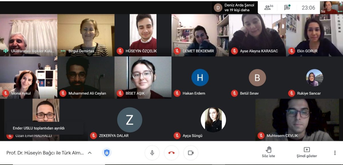 13 Nisan Salı günü <a href="/profbagci/">Prof. Dr. Hüseyin Bağcı</a> bizlerleydi ve Türk Alman İlişkilerini konuştuk. Hüseyin hocamıza, katılımcılarımıza ve bizi destekleyen hocalarımıza teşekkür ederiz.