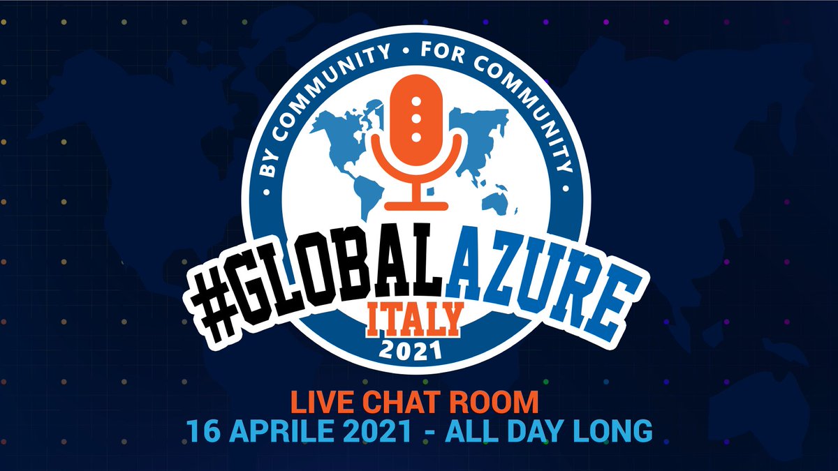 Azure Meetup Milano (@azuremeetupmi) on Twitter photo #GlobalAzure è interattivo!
#Chatroom live aperta tutto il giorno nella quale Andrea Saltarello <a href="/andysal74/">Andrea Saltarello</a> e Emanuele Bartolesi <a href="/kasuken/">Emanuele Bartolesi</a> parleranno del più e del meno con gli ospiti dell'evento.
🎙& 💬
Segui la diretta #YouTube dalle 10AM:
youtube.com/watch?v=zvmOgT…
#community #GlobalAzure è interattivo!
#Chatroom live aperta tutto il giorno nella quale Andrea Saltarello <a href="/andysal74/">Andrea Saltarello</a> e Emanuele Bartolesi <a href="/kasuken/">Emanuele Bartolesi</a> parleranno del più e del meno con gli ospiti dell'evento.
🎙& 💬
Segui la diretta #YouTube dalle 10AM:
youtube.com/watch?v=zvmOgT…
#community