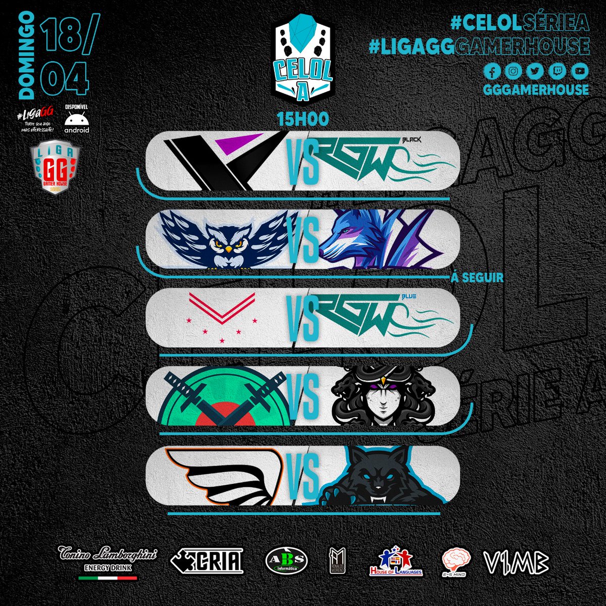 NOSSAS ARTES LINDAS PARA A SÉRIE A.

É sábado e domingo em! vai ser SENSACIONAL!

Grandes times, grandes jogadores, grandes Coachs...