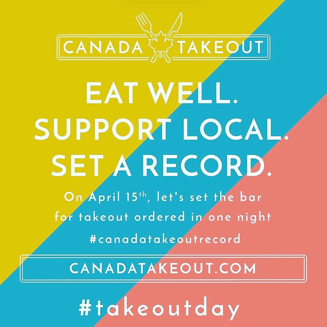Today is the day! #NationalTakeOutDay! Support your local businesses who are open for takeout, curbside pick-up, and delivery! You can find a list of Sparks Street restaurants here: sparkslive.com/dine Bon appétit! #takeoutday #canadatakeoutrecord @canadatakeout