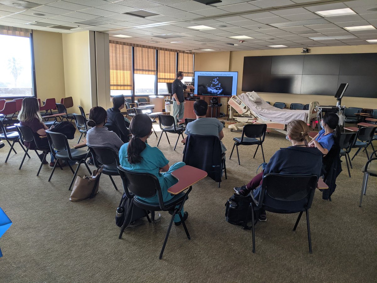 AM Reports on Thursdays at @LosAngelesVA are now Ultrasound Thursday! Led by chief resident (and incoming UCLA cardiology fellow) @SamJacksonMD1

#MedTwitter #MedEd #BruinHearts