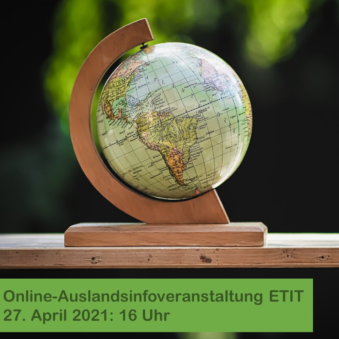 Ein Praktikum im Ausland oder ein Auslandssemester ist genau das Richtige für Euch? Dann verpasst nicht unsere Online-Auslandsinfoveranstaltung am 27. April 2021 um 16 Uhr! In der kommenden Woche erhaltet Ihr den Zoom-Link! 🙂

#etit #tudortmund #savethedate #mithertzdabei