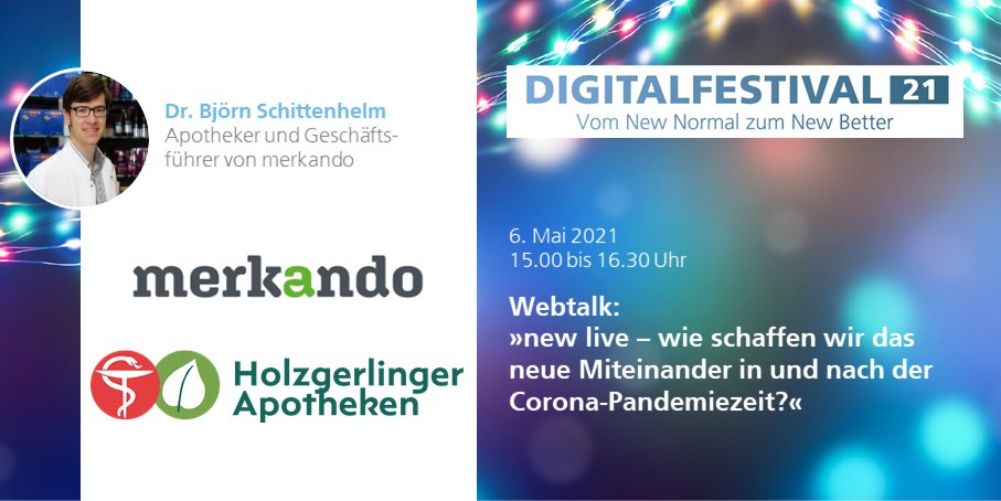 @popuplabor@bawü.social (@popuplabor_bw) on Twitter photo Wie die #Daten laufen lernen. #Webtalk beim #Digitalfestival2021 mit Dr. #Schittenhelm, Kopf der erfolgr. Böblinger #Corona #Schnelltest|strategie.
Anmeldung:
popuplabor-bw.de/digitalfestiva…
<a href="/BIEC_IAO/">Business Innovation Engineering Center (BIEC)</a> #lrabb @ZD_Boeblingen <a href="/Event_IAO/">Fraunhofer IAO Event</a> <a href="/Ideenwerkbw/">IdeenwerkBW</a> <a href="/webinar_magazin/">Webinar Magazin</a> <a href="/jensspahn/">Jens Spahn</a> <a href="/mannelucha/">Manne Lucha</a> Wie die #Daten laufen lernen. #Webtalk beim #Digitalfestival2021 mit Dr. #Schittenhelm, Kopf der erfolgr. Böblinger #Corona #Schnelltest|strategie.
Anmeldung:
popuplabor-bw.de/digitalfestiva…
<a href="/BIEC_IAO/">Business Innovation Engineering Center (BIEC)</a> #lrabb @ZD_Boeblingen <a href="/Event_IAO/">Fraunhofer IAO Event</a> <a href="/Ideenwerkbw/">IdeenwerkBW</a> <a href="/webinar_magazin/">Webinar Magazin</a> <a href="/jensspahn/">Jens Spahn</a> <a href="/mannelucha/">Manne Lucha</a>