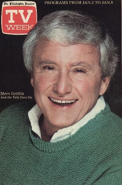 OfficialMerv's tweet photo. #ThrowbackThursday Merv on the cover of TV Week. "And the Talk Goes on." #TheMervGriffinShow https://t.co/6TyJPswFBq