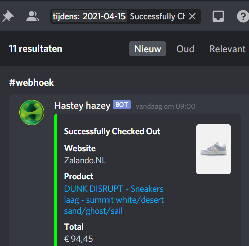 ZalandoBE's tweet photo. Missing some emails, lets see how many do ship
The golden combo: @HazeyAIO @BoetProxies @NotifySolutions @_HellWorld https://t.co/qcGZ0Guxa3