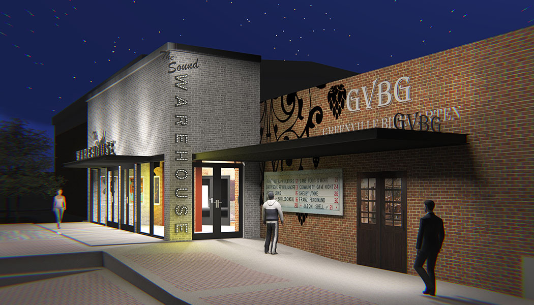 radiumarch's tweet photo. Preliminary design for a live music venue in downtown Greenville, SC from a few years ago.  #TBT https://t.co/rCHmuaobqd