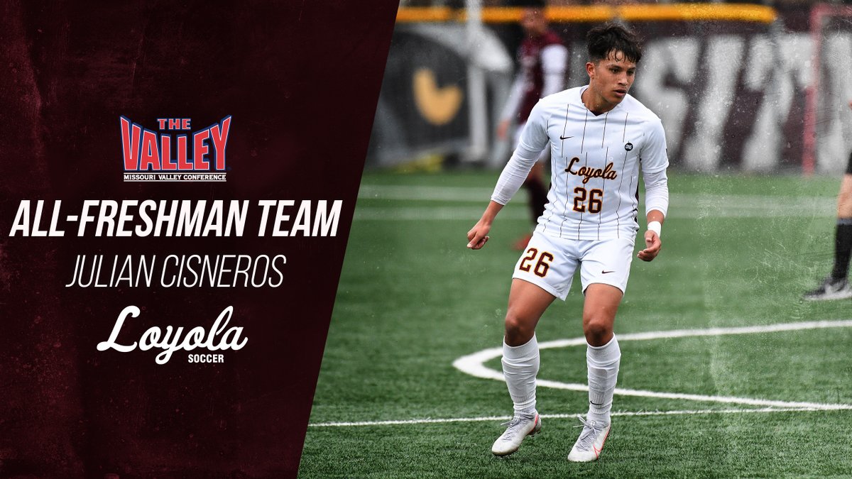 Congratulations to @Jcisneros_ on earning #MVCSoccer All-Freshman Team honors! #OnwardLU