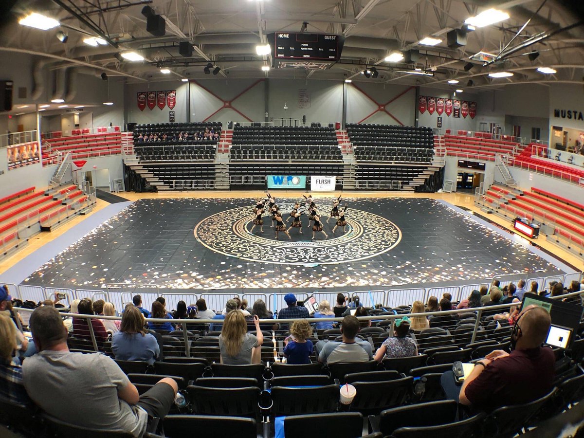 Pictured is Edmond Memorial HS (OK) using their FLASH tarp and flags at the recent WGPOklahoma West Championships.  FLASHVisualMedia.com 
#flashvisualmedia #makingartreality #marchingarts #wgi2021.