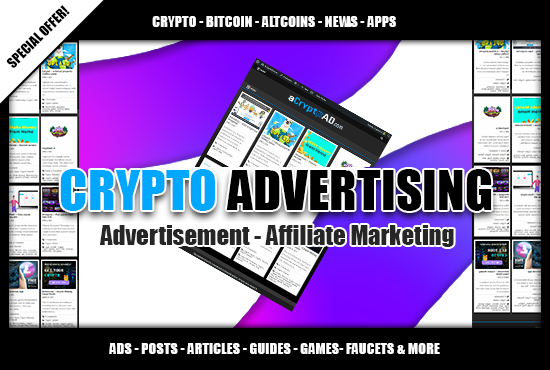 aCryptoAD's tweet image. Cheap #Crypto advertising! Check it out!
acryptoad.com/product/post-y…

#Cryptogames #CryptoAds #CryptoNews #CryptoFaucets #AffiliateMarketing &amp;amp; more!