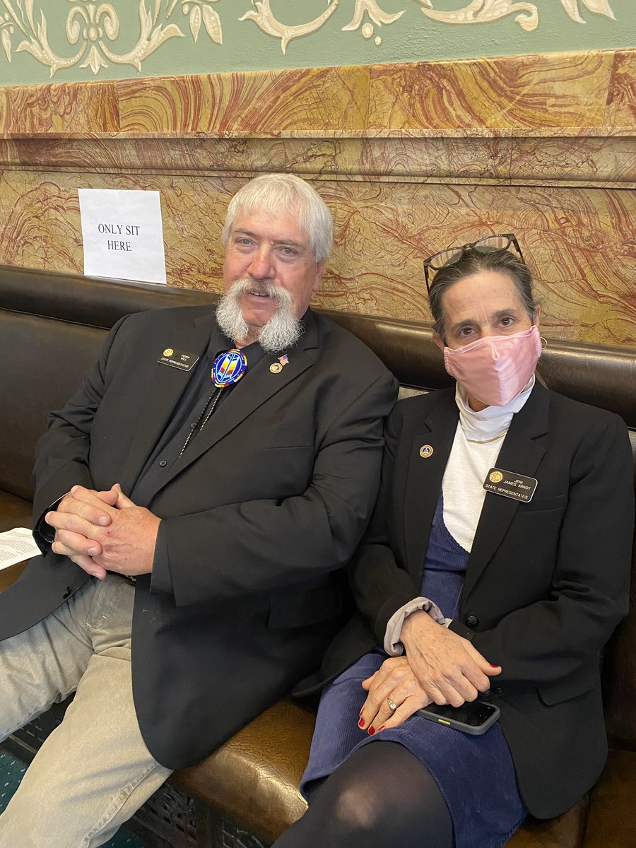 Jeni James Arndt, Mayor (@jenijamesarndt) on Twitter photo Last act in my service in the GA. <a href="/PerryWillHD57/">Perry Will</a> and I were able to amend the budget to include $5 mil for wolf reintroduction from the general fund. #coleg #alltogethernow Last act in my service in the GA. <a href="/PerryWillHD57/">Perry Will</a> and I were able to amend the budget to include $5 mil for wolf reintroduction from the general fund. #coleg #alltogethernow
