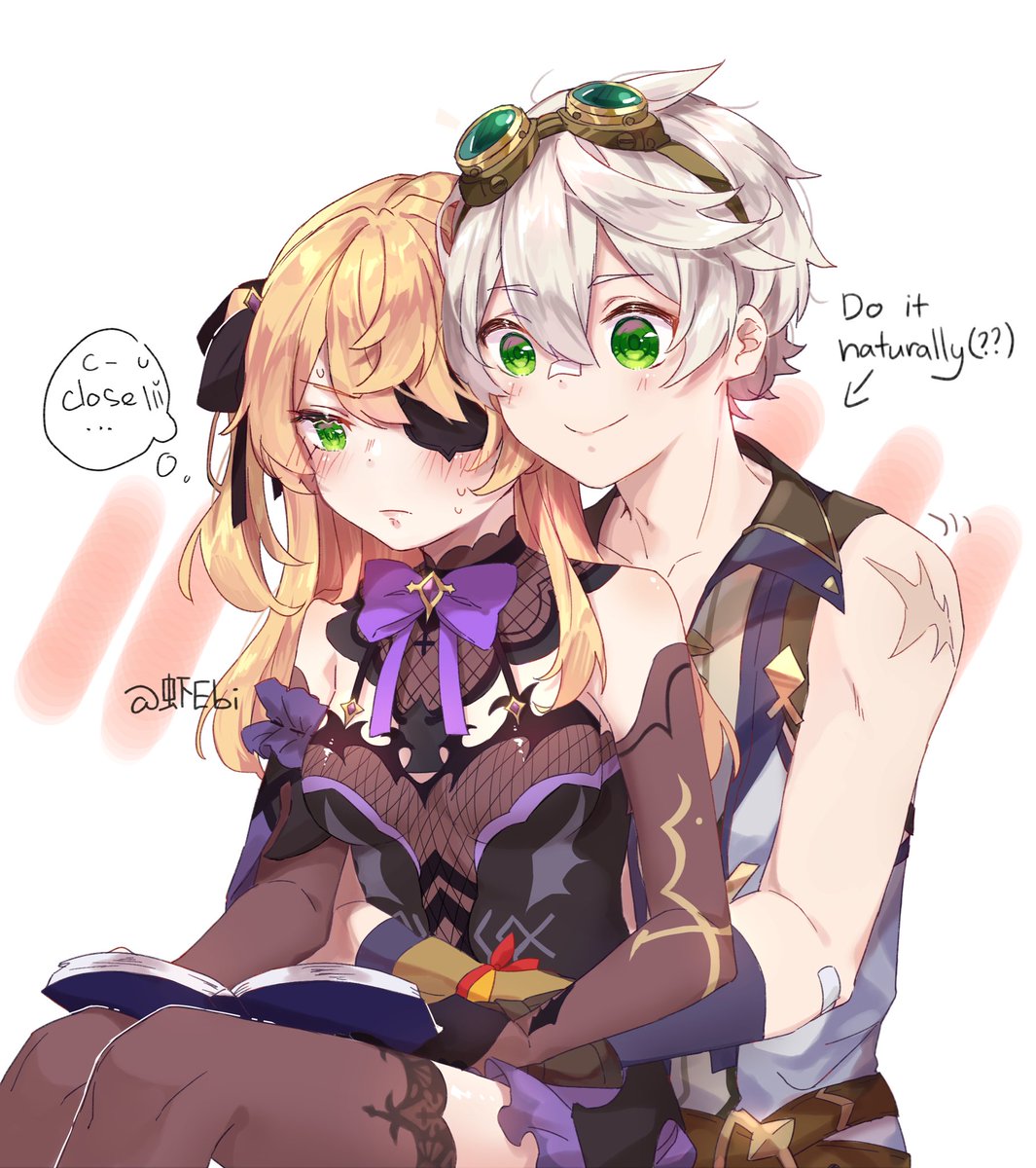 Беннет и фишль. Беннет геншин импакт разор. Геншин импакт беннет и рей. Беннет и рейзор геншин шип. Беннет шипы.