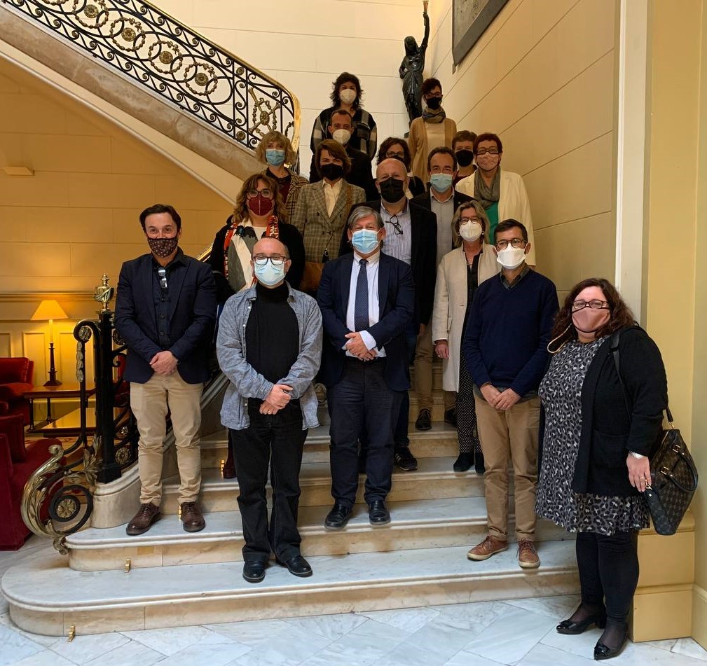 JuanMaGomezCs's tweet photo. 🏛️Comparecencia representantes @FonsMallorqui @fonsmenorqui @fonspitius en #ComSocialsiDretsHumans @ParlamentIB para informar de actuaciones #CooperaciónDesarrolo 
@CsBaleares exponemos la importancia de la sensibilización y que la sociedad conozca los proyectos ayuda humanitaria https://t.co/z5dlihPHaS