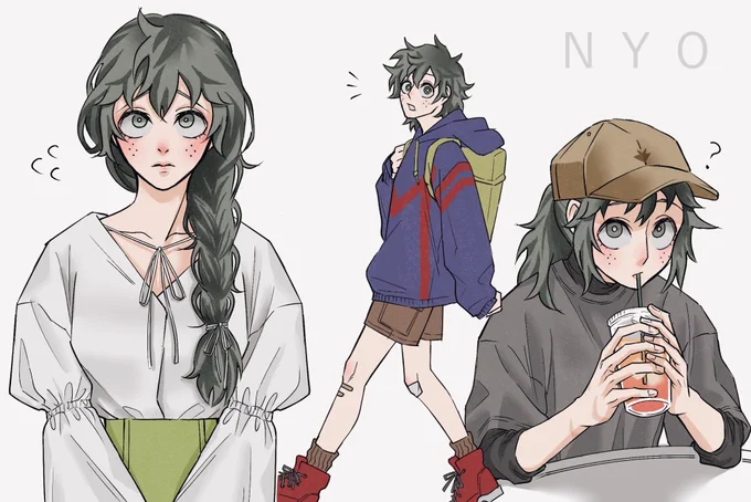 にょ出
女子のマネキンにさせられてても可愛いし彼氏の着させられてても可愛い😊
セミロングも良いしロングも良い😊 
