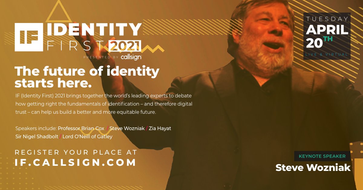 Looking forward to joining @ZiaHayat for a special Q&amp;A at the <a href="/Callsign/">Callsign</a> Identity First event on April 20 #IF2021
Identify First if.callsign.com.
