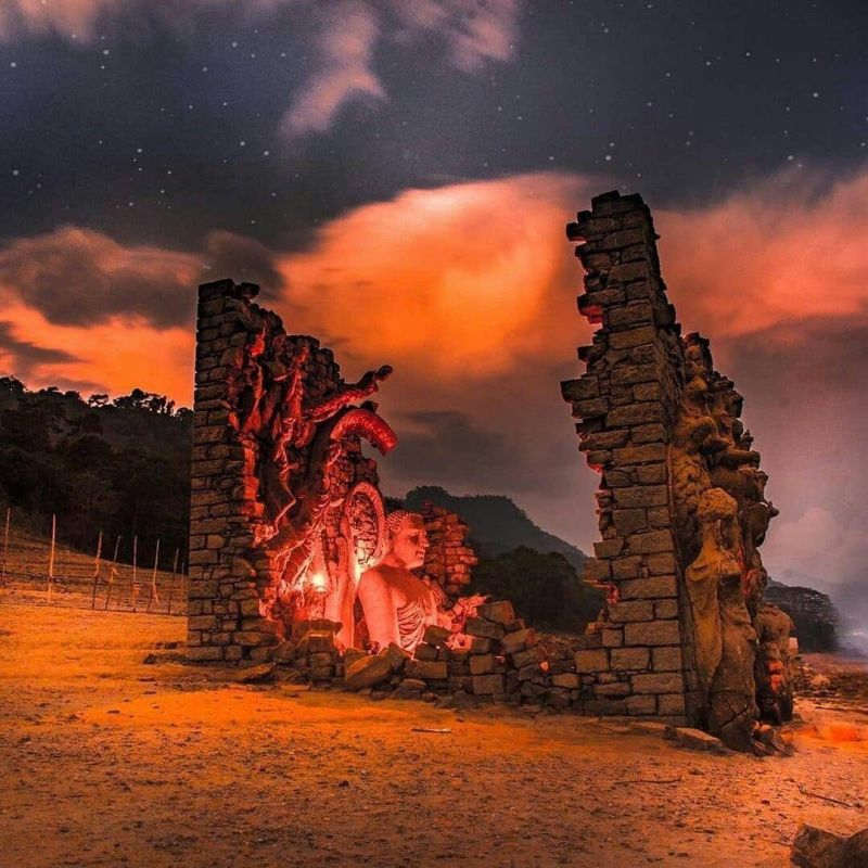 GoshanColo's tweet photo. #Kothamale Reservoir was the first project to begin under the #Mahaweli Development Project which 2,270 ha of fertile land of the #Kotmale Valley.

#ancient #history #culture #culturalruins #architecture #art #travel #water #buddhist #srilanka #underwater #sosrilanka https://t.co/WNPQJaEAsy