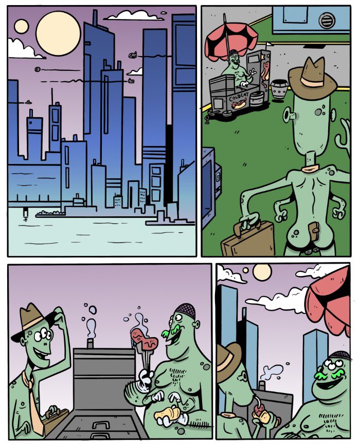 Streaker 5 is in the works! Here’s a page illustrated and inked by @ArtMonkeyMG and coloured by @bbateman. Get ready for some nudity that is truly Alien!

#supportindiecomics #indiecomics #superheroes #yyccomics