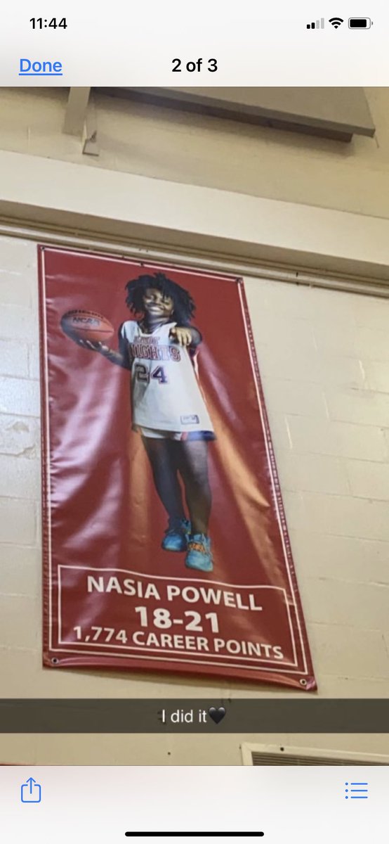 Congratulations are in order!!! Nasia Powell made it to The Wall of Fame located at Vanguard H.S. School. You did it “Nay”!!!❤️🤩🥇🙏🏾