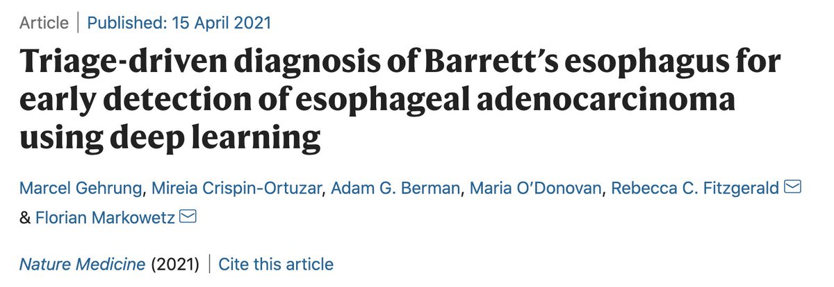 Want to detect cancer early and efficiently? Our new paper shows how to empower pathologists with AI to streamline the detection of a precursor of oesophageal cancer without using endoscopy. 1/11