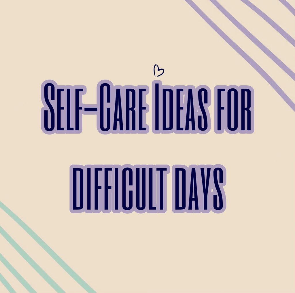 BrbhcSocialm's tweet image. Self care ideas for difficult days✨🤍#selfcare #difficultdays #texansrecoveringtogether